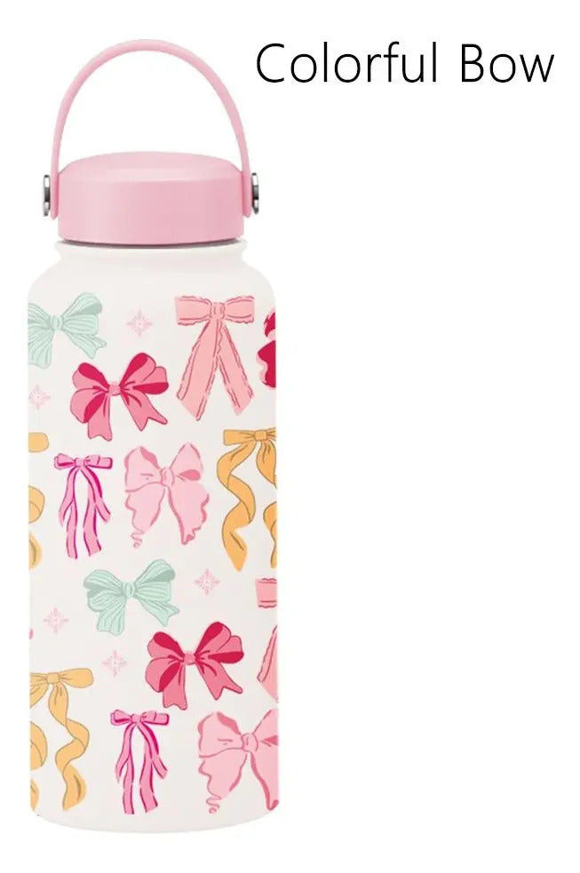 Fluttera Stainless Steel Bottle with Thermos Lid (1000ml)