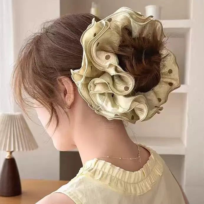 Satin Meadow Scrunchie