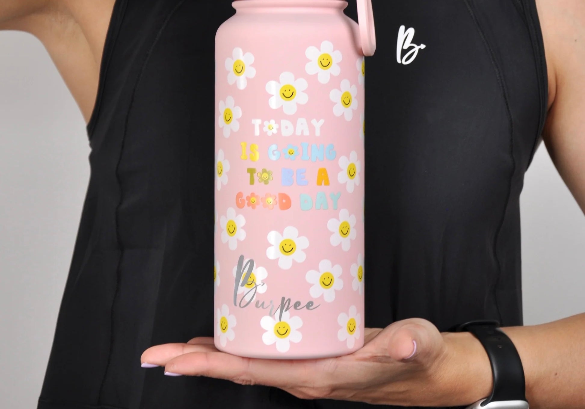 Florisa GoodDay Stainless Steel Bottle with Thermos Lid (1000ml)