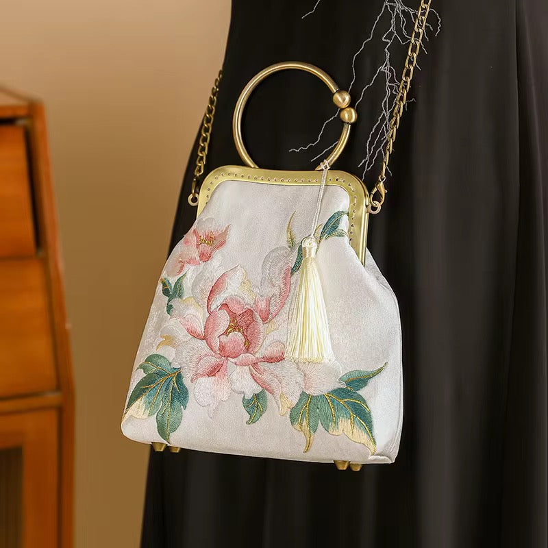 Marcel Embroidered Handbag