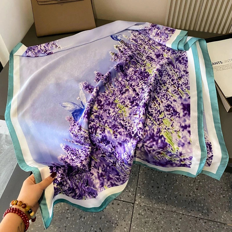 Wisteria Silk Stole