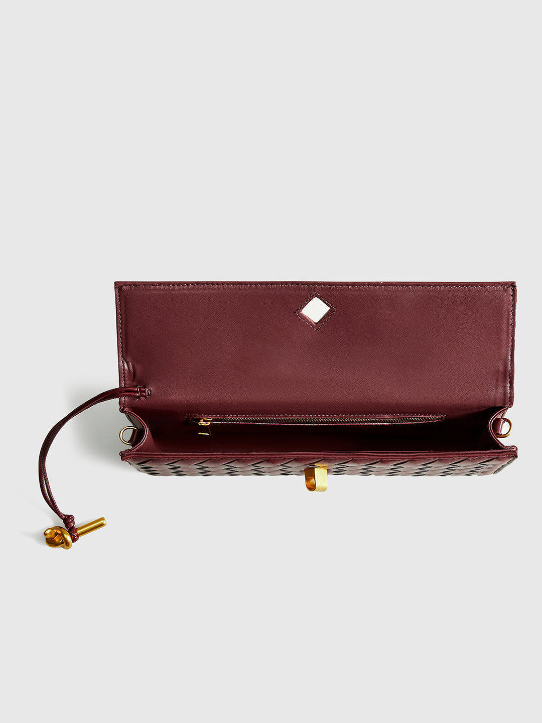 Andrea Vegan Leather Bag (Wine)