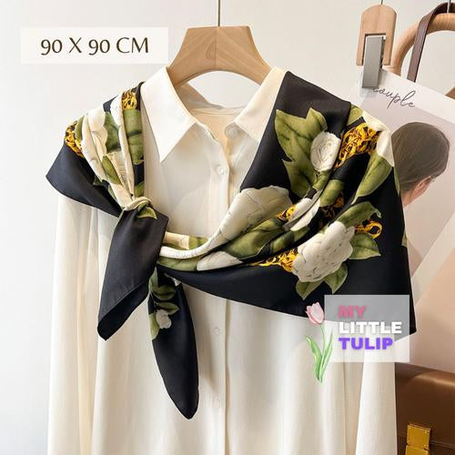 Vira Silk Scarf (90x90cms)