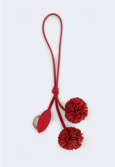 Rougeberry Vegan Leather Bag Charm