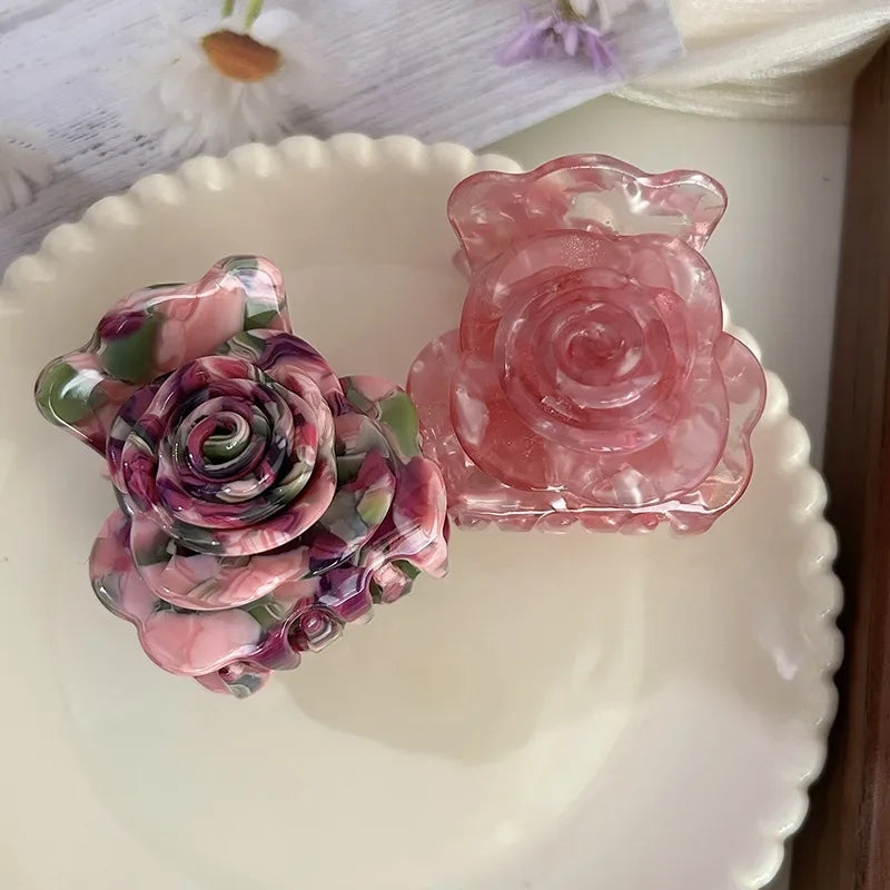 Rosette Claw Clip