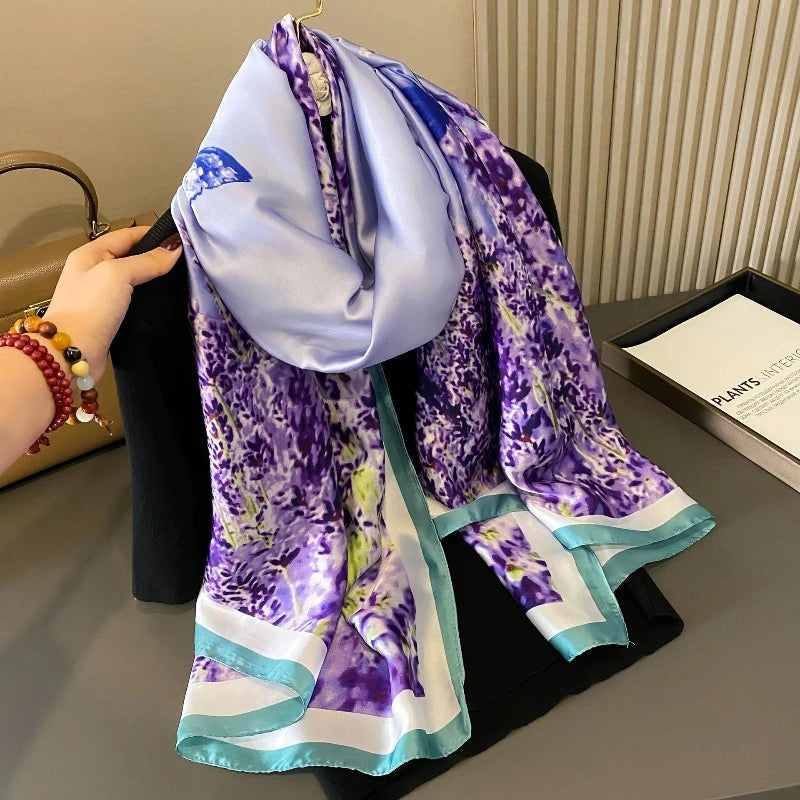 Wisteria Silk Stole