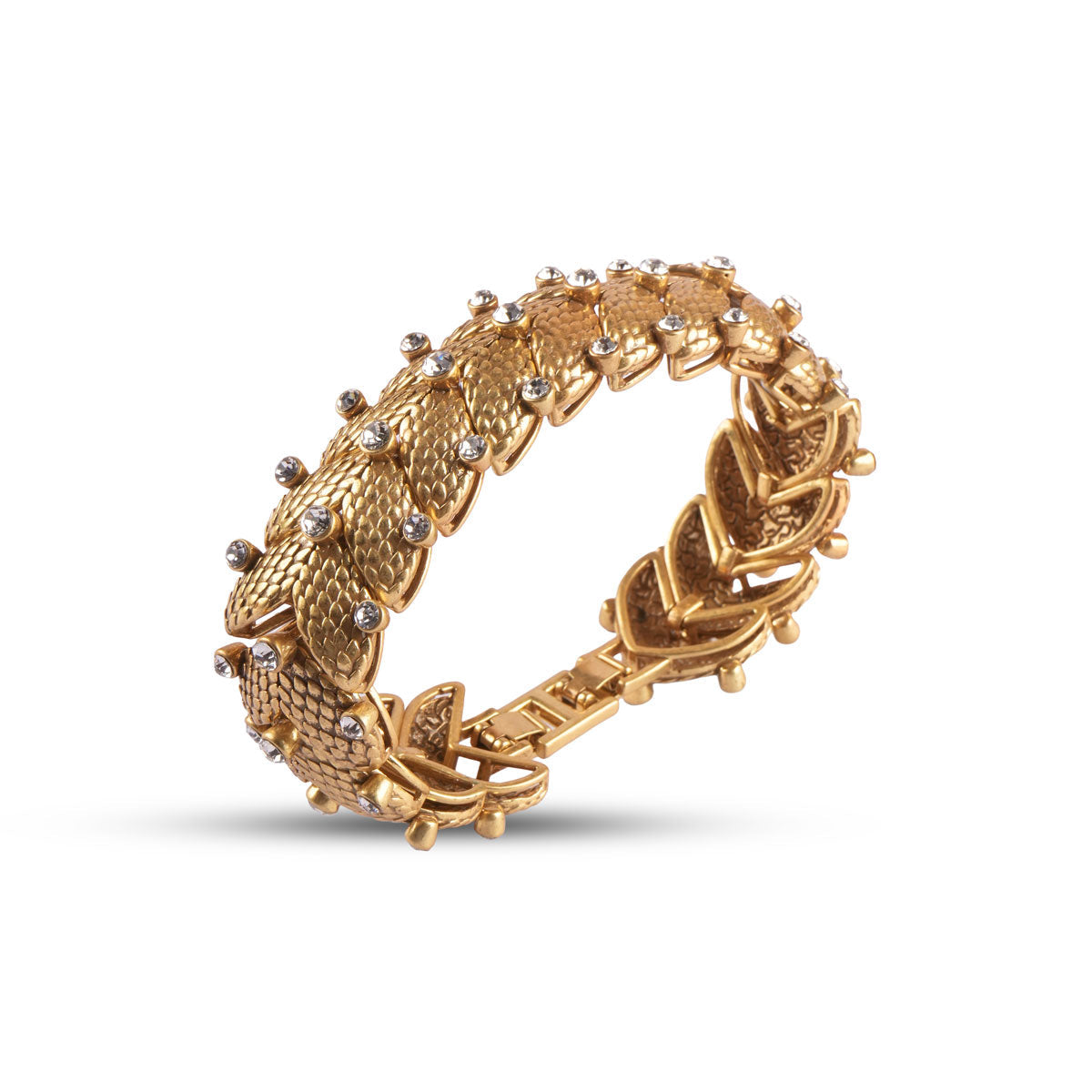 Aurewynn Gold Wings Antique Bracelet