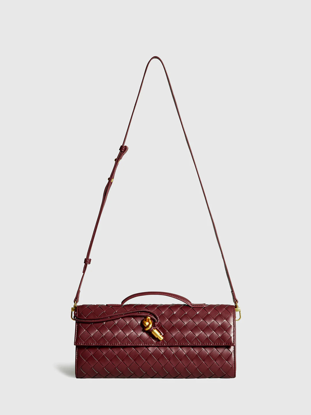 Andrea Vegan Leather Bag (Wine)
