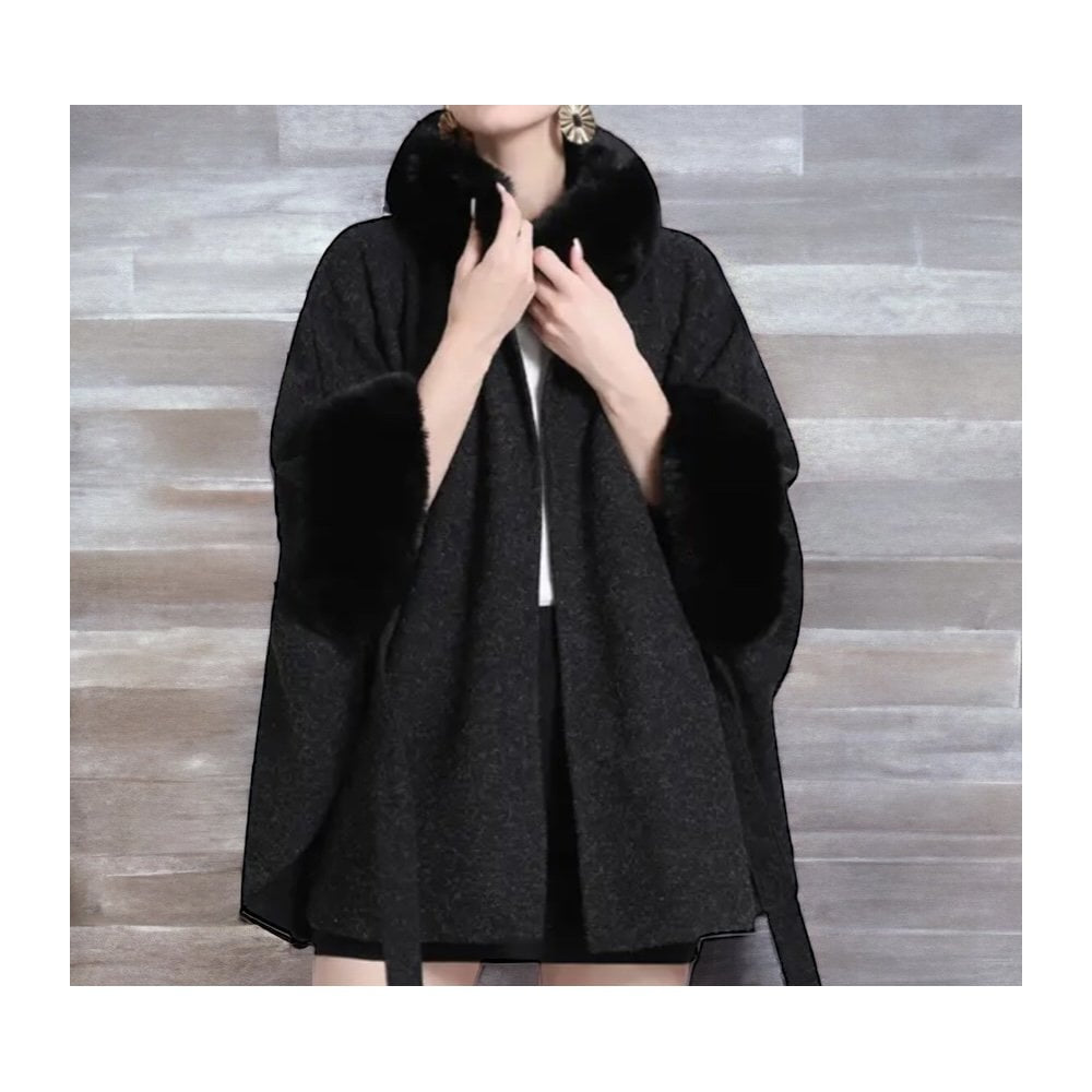 City Poncho (Black)