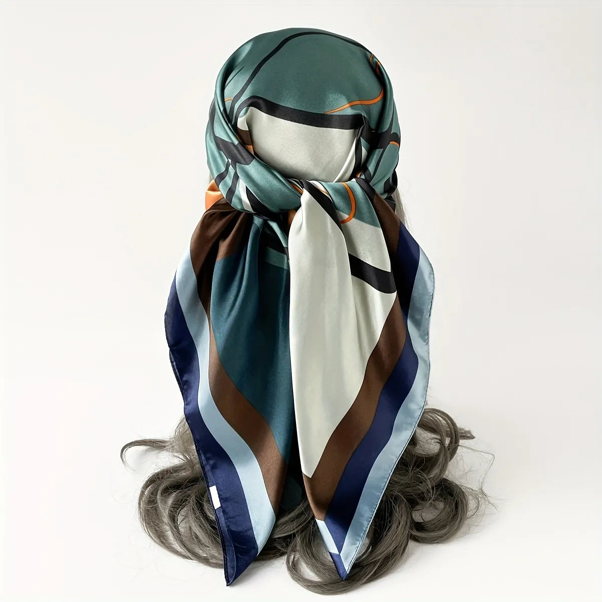 Riya Double Sided Silk Scarf (90x90cms)