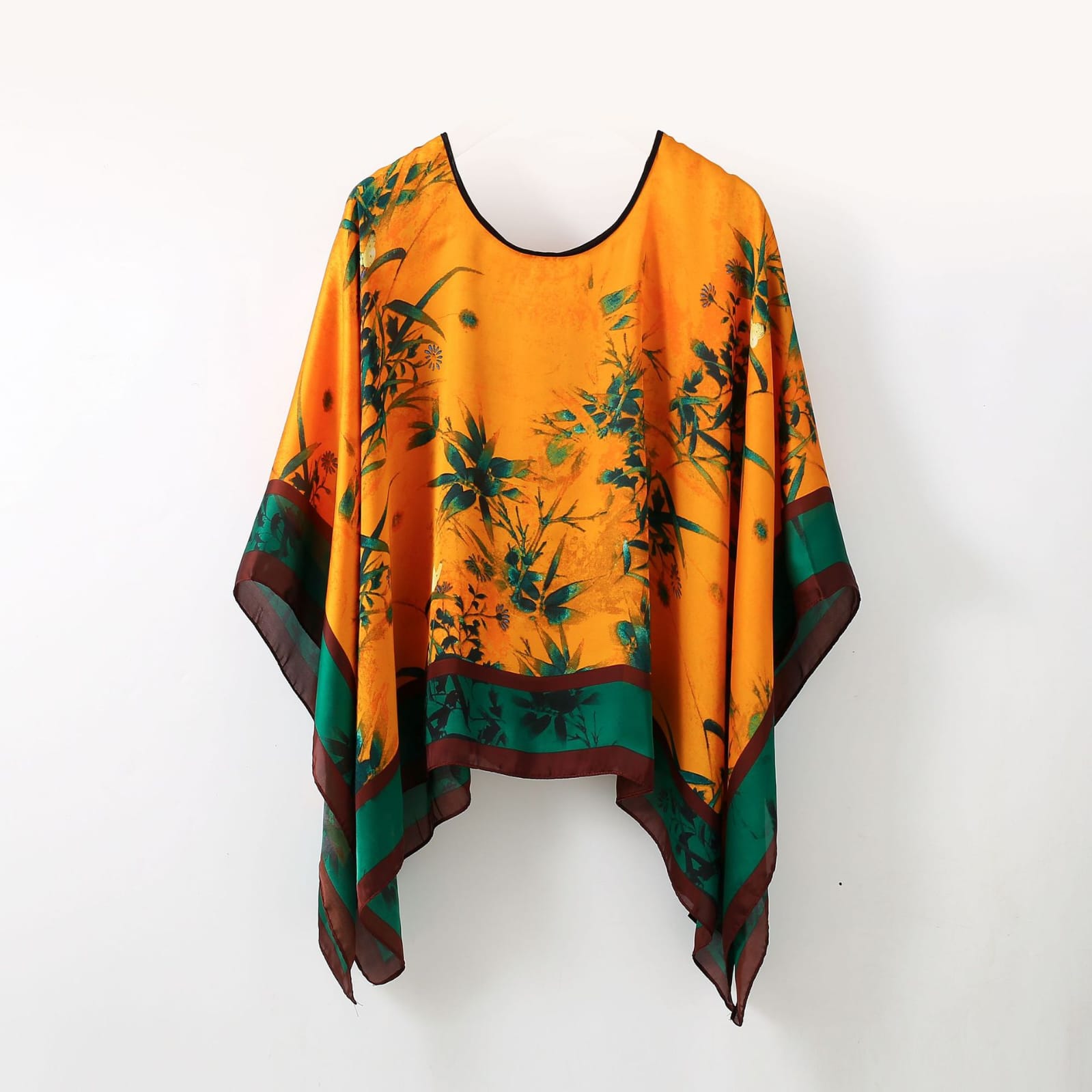 Orlina Silk Summer Poncho