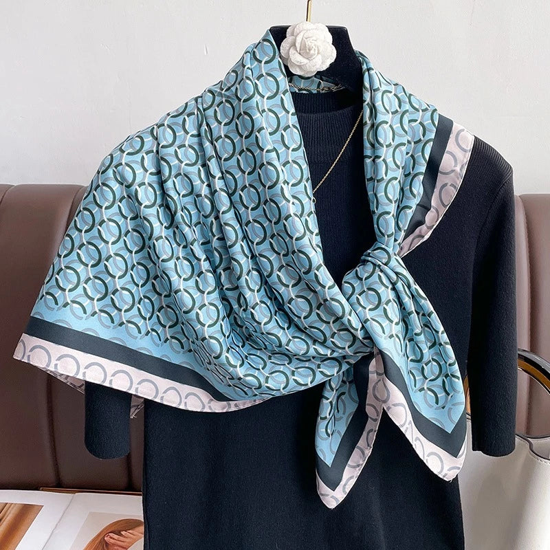 Rumi Silk Scarf (90x90cms)
