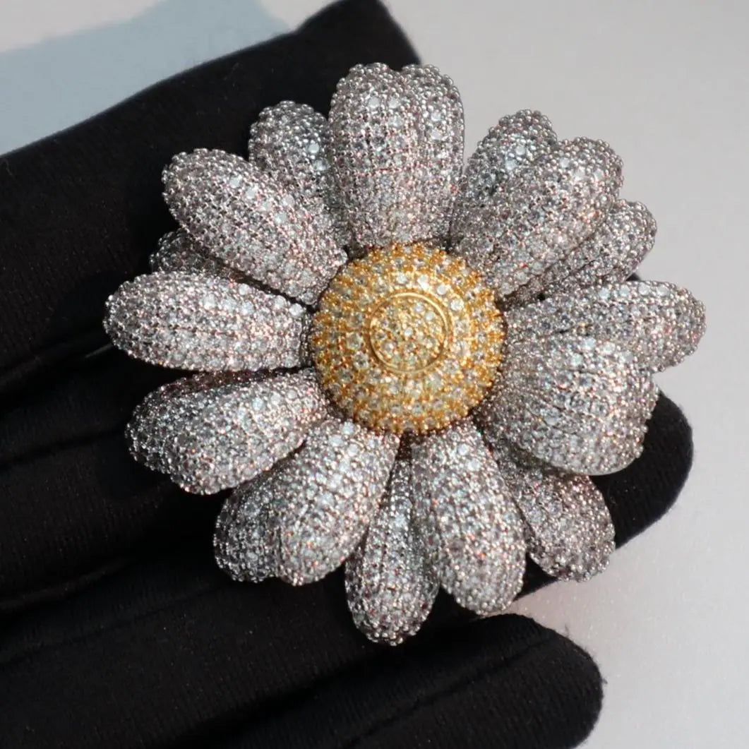 Elena Bloom Zirconia Brooch