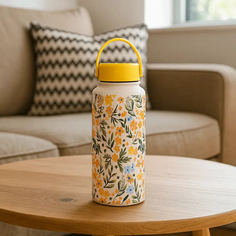 Mira Stainless Steel Bottle with Thermos Lid (1000ml)