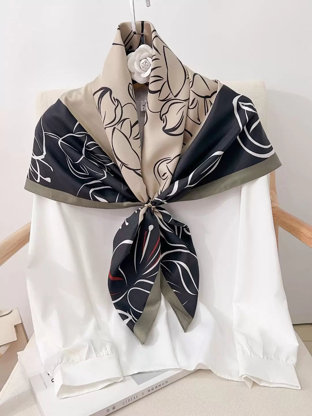 Lintin Silk Scarf (90x90cms)