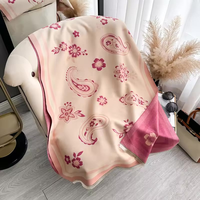 Rosy Blush Shawl