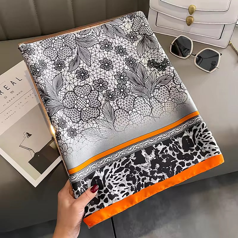 Jungle Garden Silk Scarf