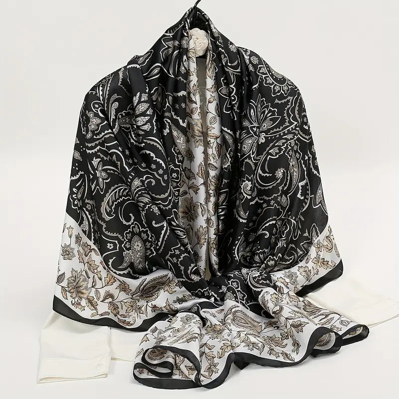 Blanc Silk Stole