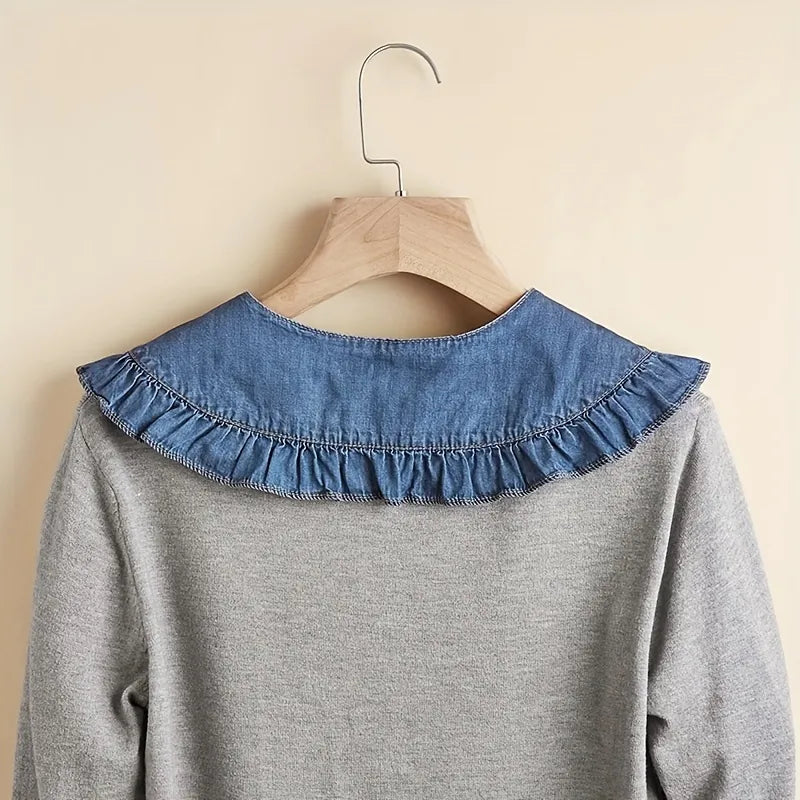 Bando Denim Collar Scarf