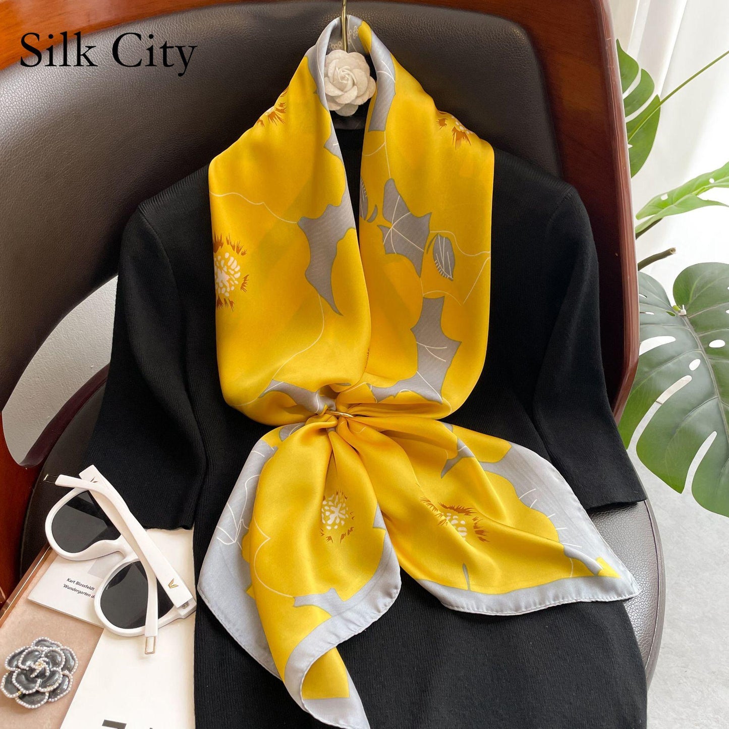 Orel Silk Scarf (90x90cms)