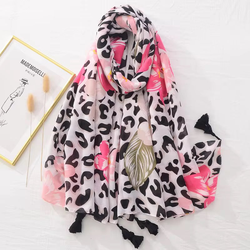 Layla Viscose Cotton Stole