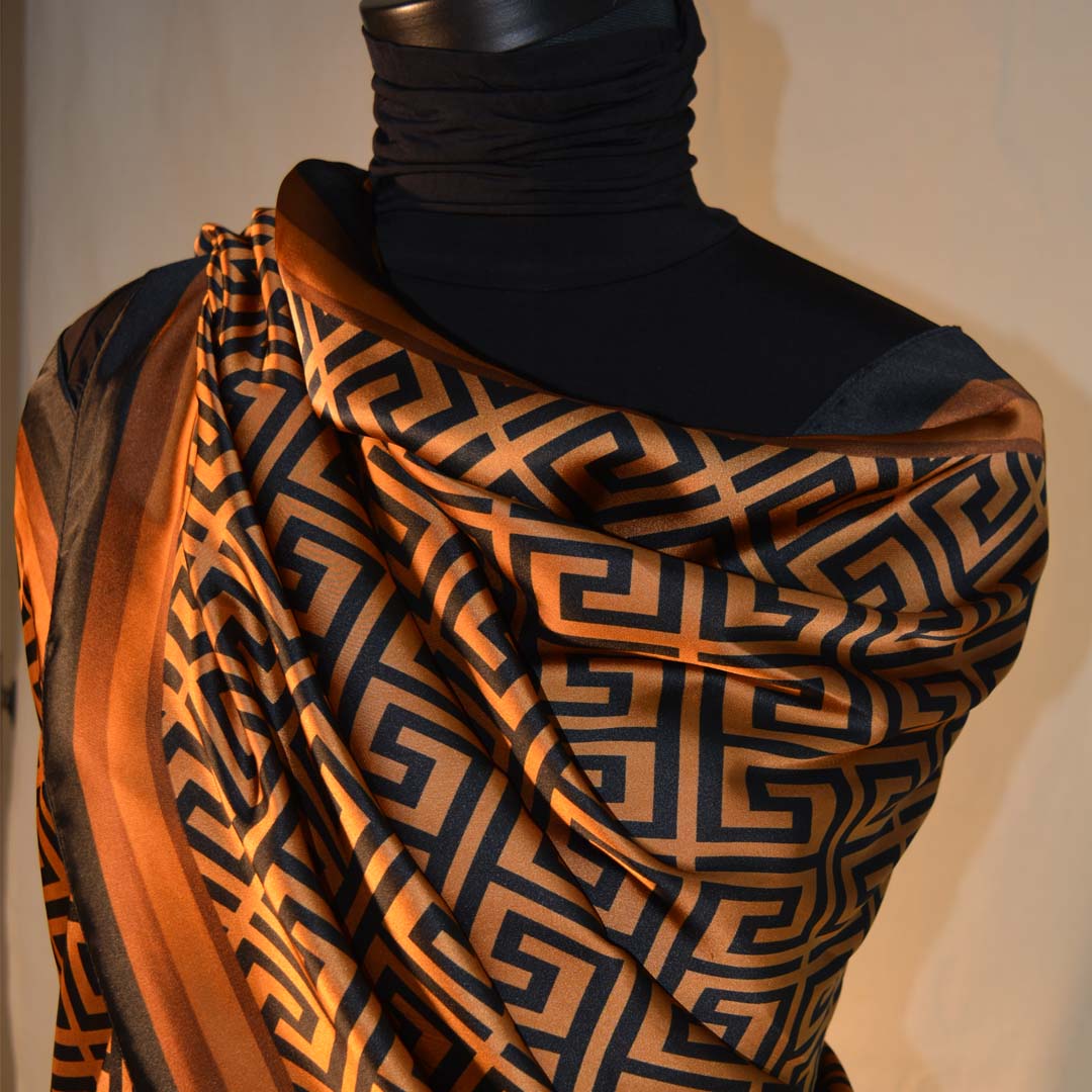 Caramel Silk Stole