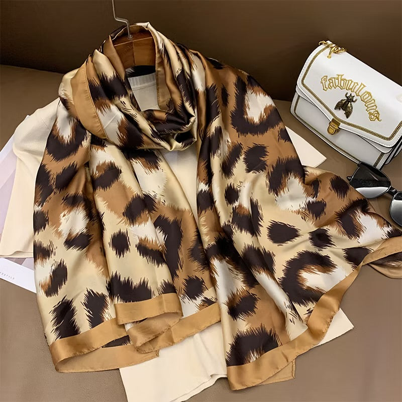 Bronze Whisper Blush Silk Scarf