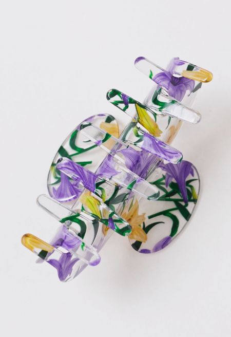 Petal Clear Claw Clip