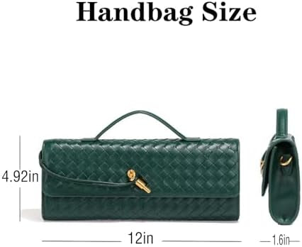 Andrea Vegan Leather Bag (Green)