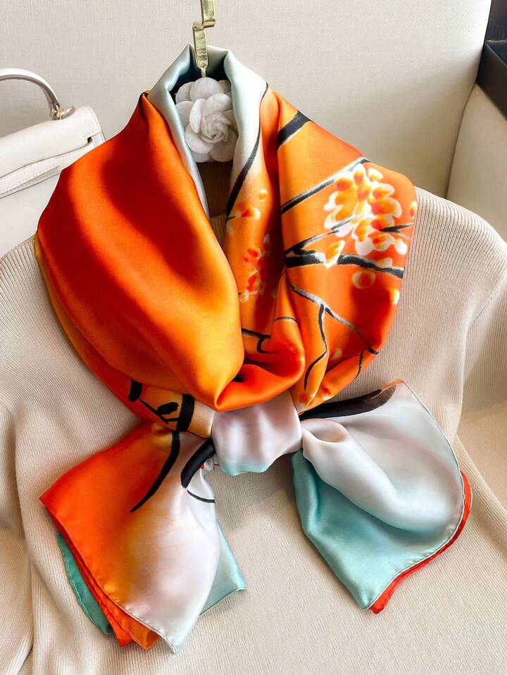 Vibrant Glow Silk Stole