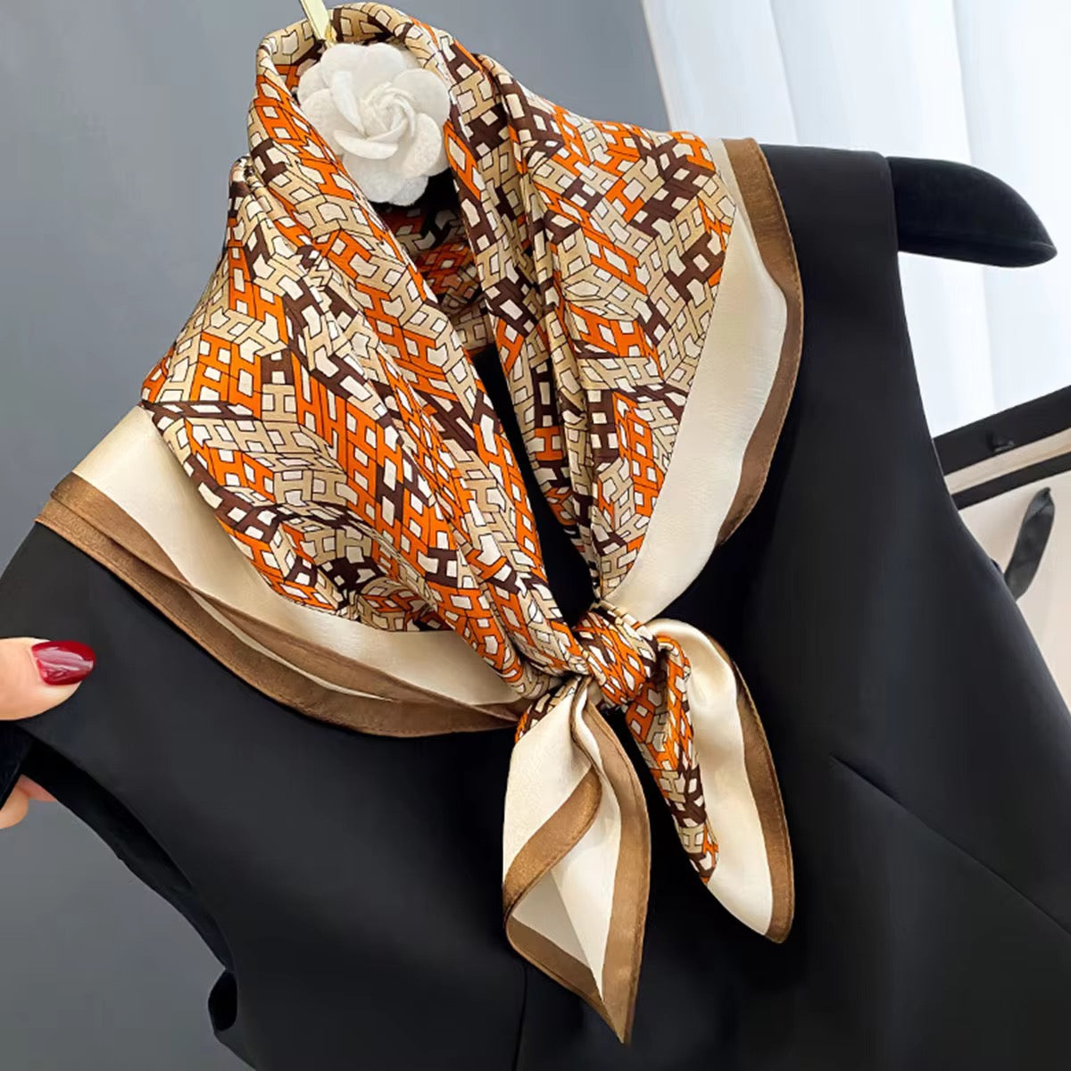Fioro Silk Scarf (70x70cms)