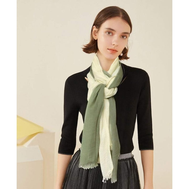Dania Ombre Military Cotton Linen Stole