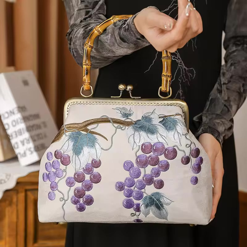 Clyra Embroidered Handbag