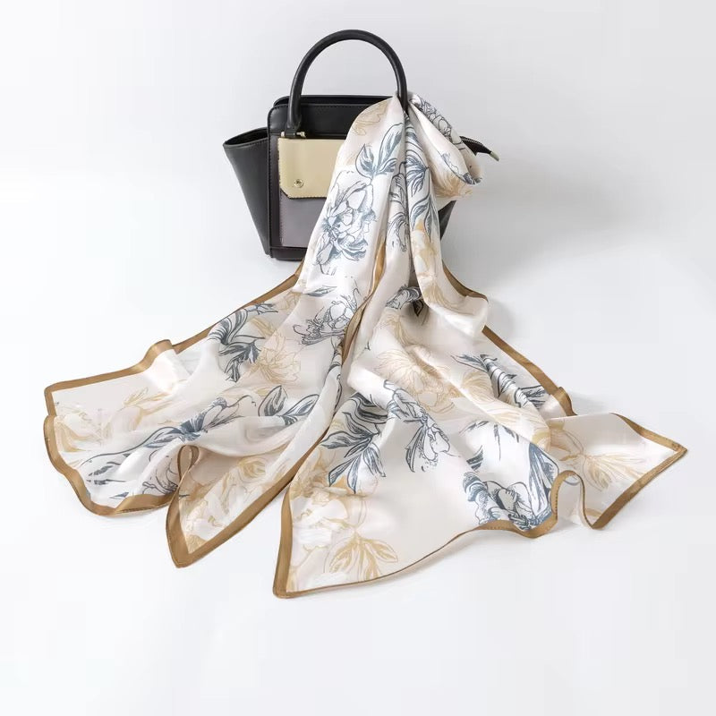 Alabaster Silk Stole