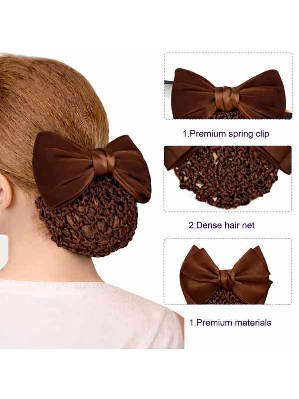 Classic Coffee Bow Bun