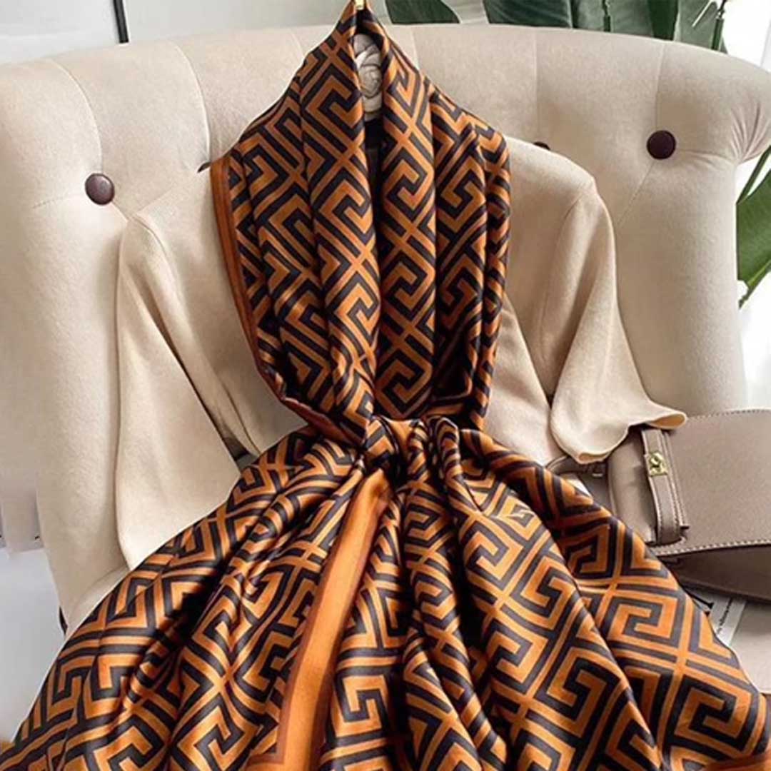 Caramel Silk Stole