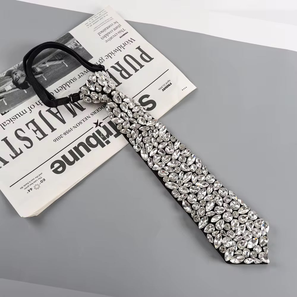 Soft Stone Diamond Tie
