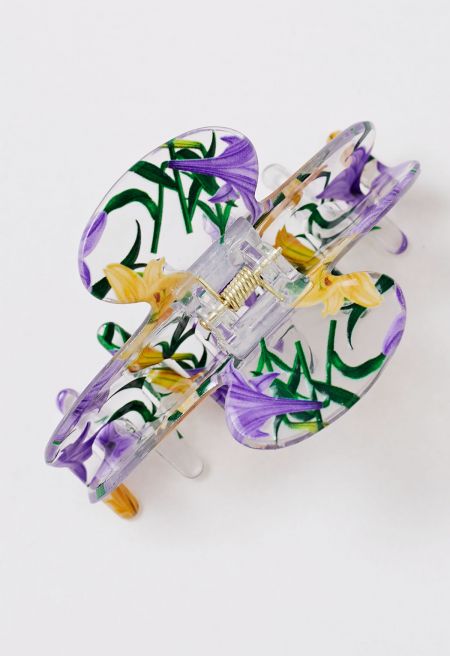 Petal Clear Claw Clip