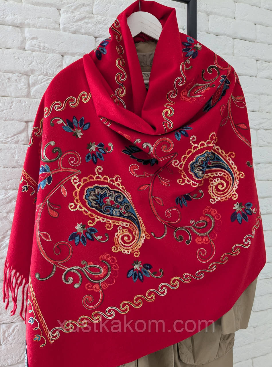 Clarion Cherry Rich Pashmina Shawl