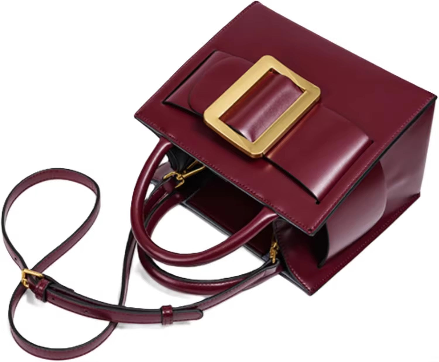 Mirelle Vegan Leather Handbag (Wine)