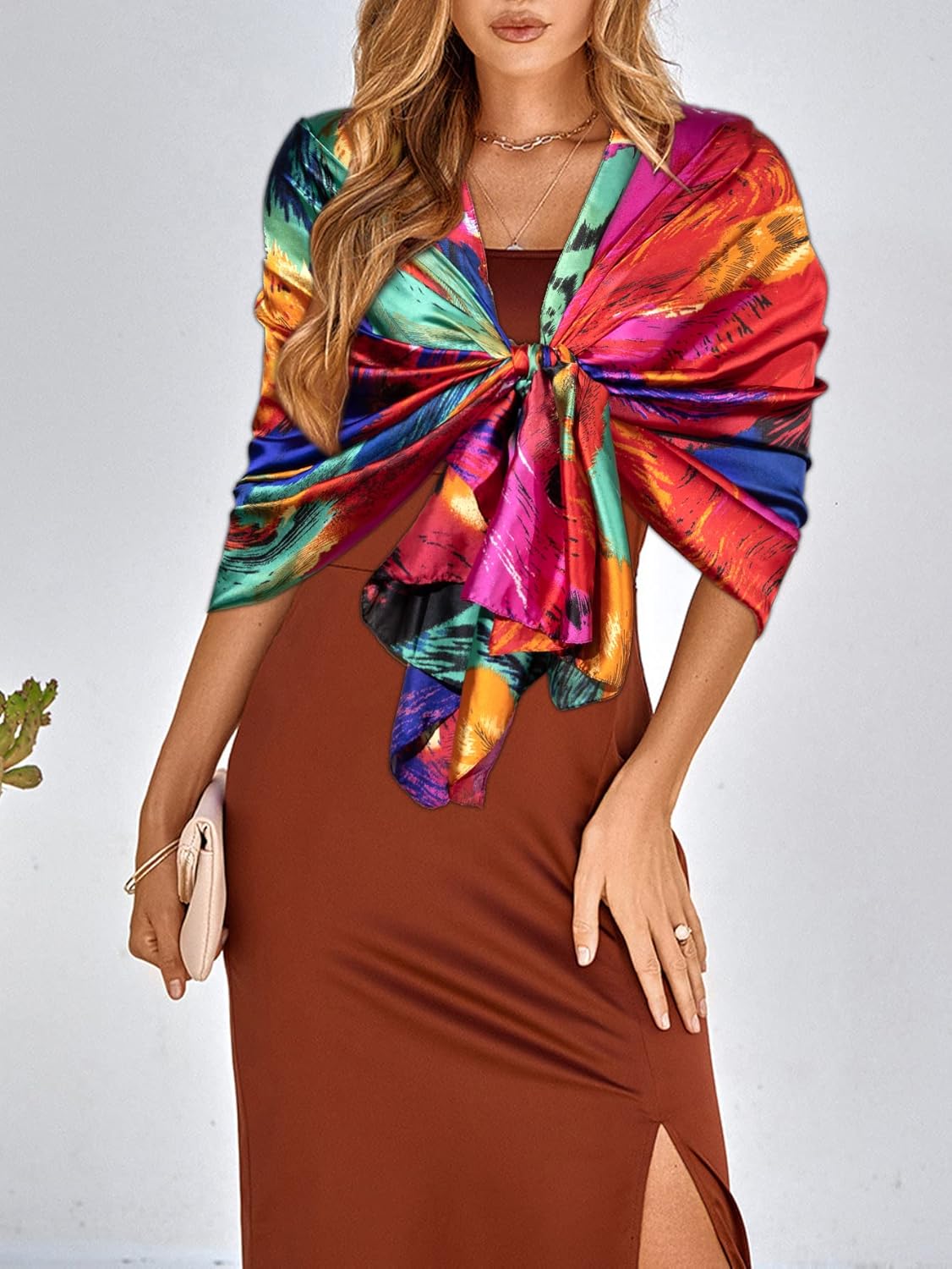 Radiant Forest Silk Scarf