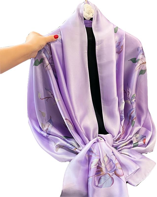 Lusty Lavender Silk Stole