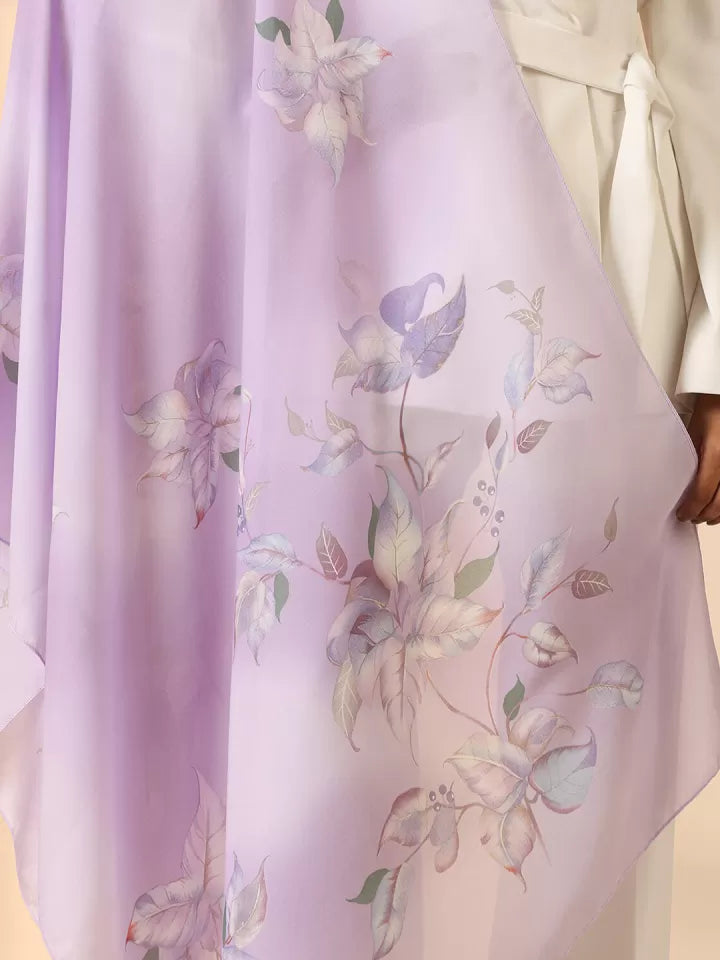 Lusty Lavender Silk Stole