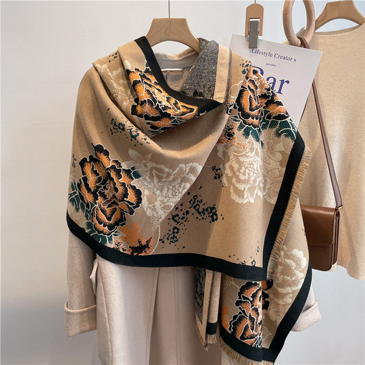 Desert Blooms Shawl