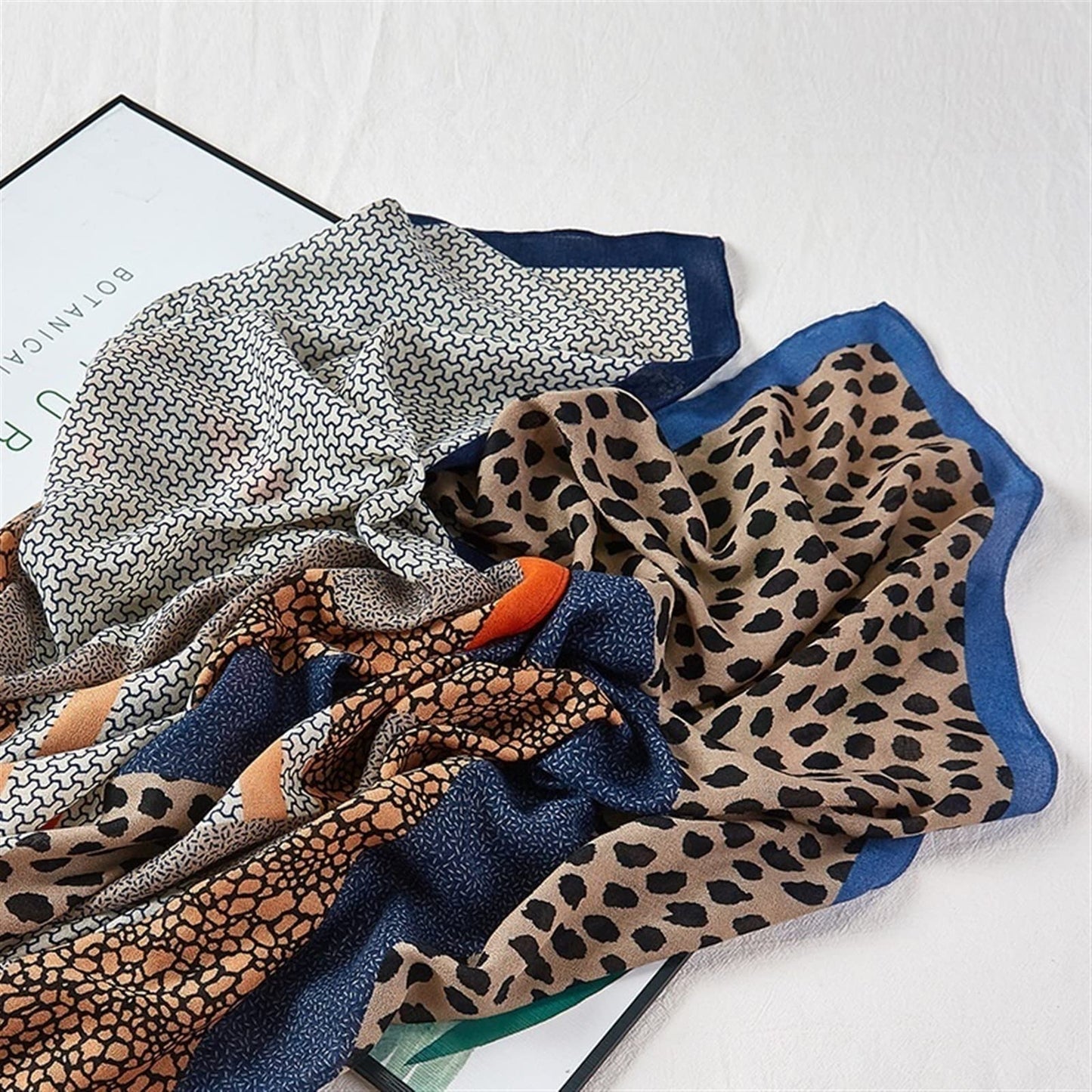 Spotty Cotton Scarf