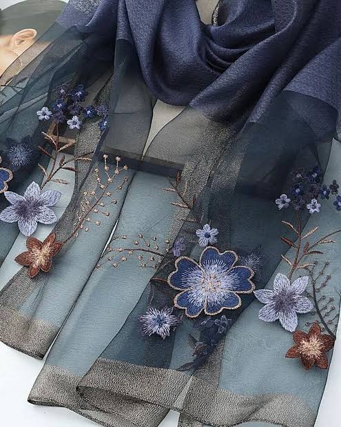 Magnate Sapphire Premium Stole