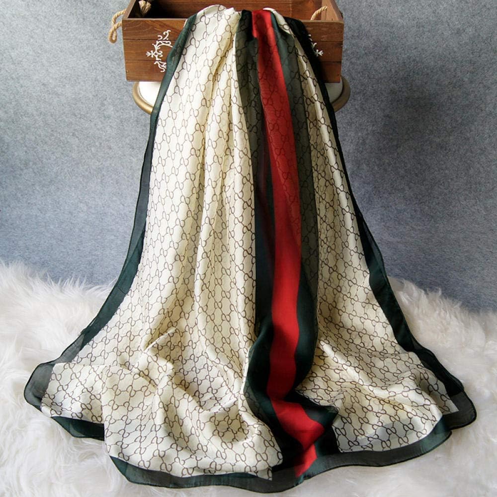 Light Monochrome Silk Scarf