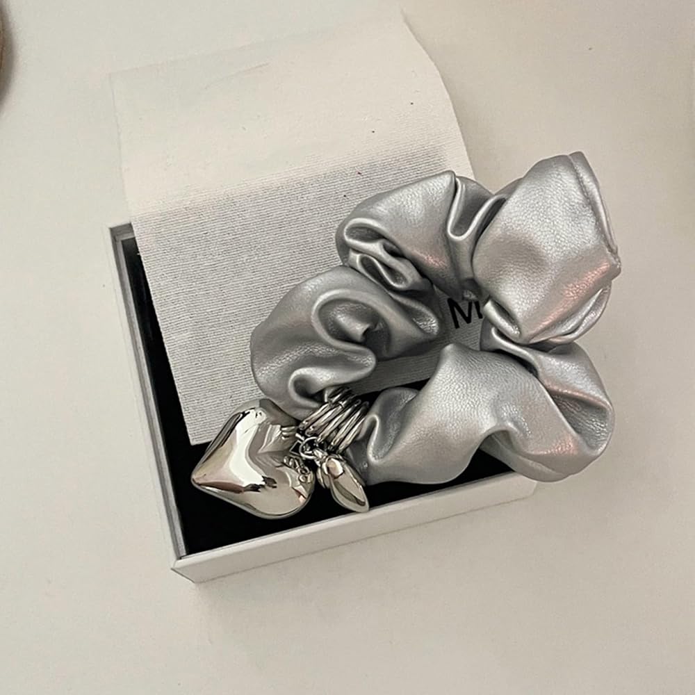 Evern Leather Scrunchie