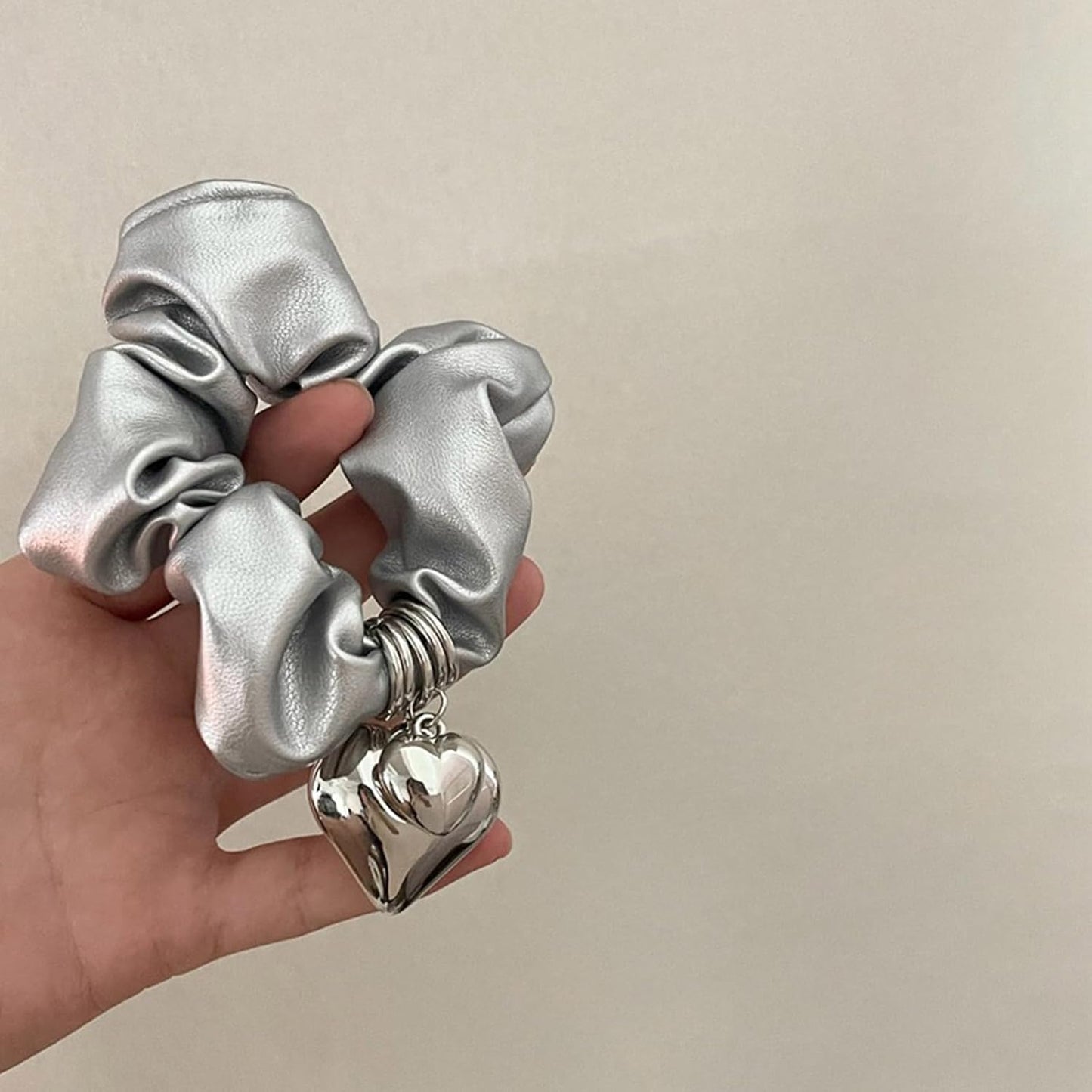 Evern Leather Scrunchie