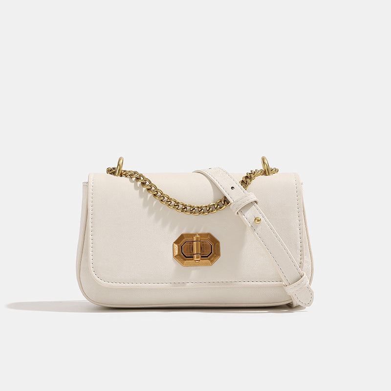 Evangeline Vegan Leather Bag (White)